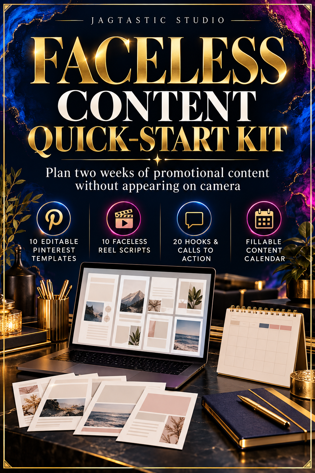 Faceless Content Quick-Start Kit guide cover
